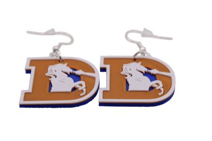 Denver Brancos Earrings