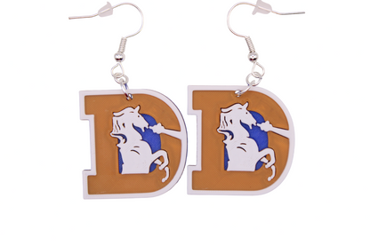 Denver Brancos Earrings
