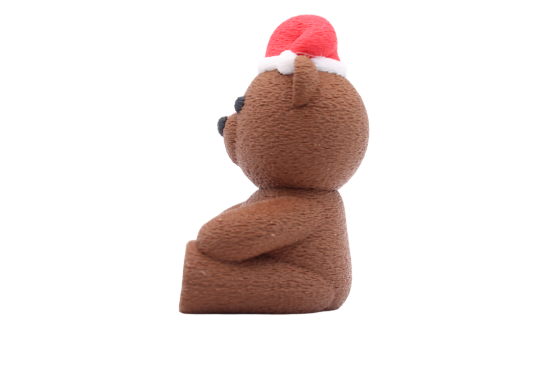 Santa Teddy Bear Figure