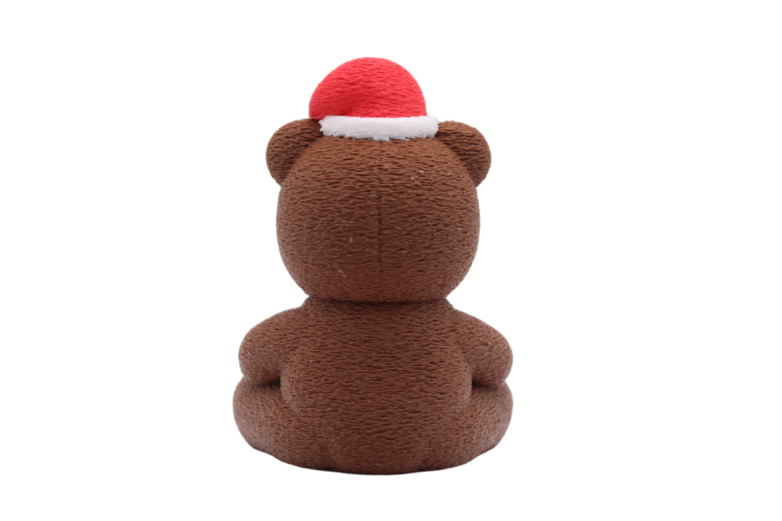 Santa Teddy Bear Figure