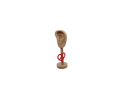Peace in a Large Heart - 3D Printed Earrings!
