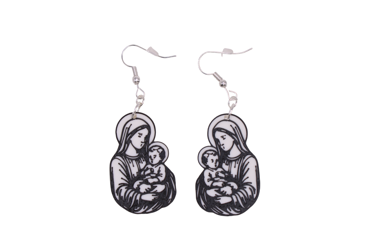 Faith inspired Christmas Earrings