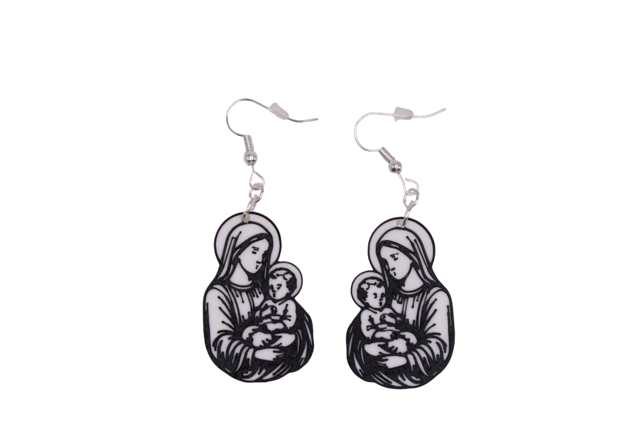 Faith inspired Christmas Earrings