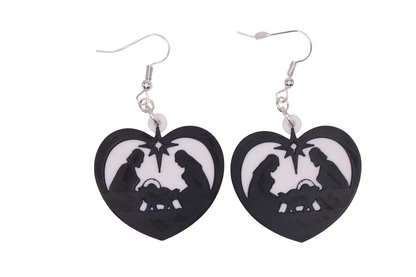 Faith inspired Christmas Earrings
