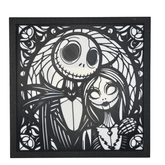 Jack and Sally Painting