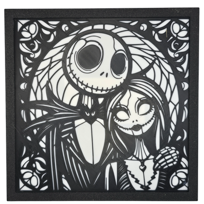 Jack and Sally Painting