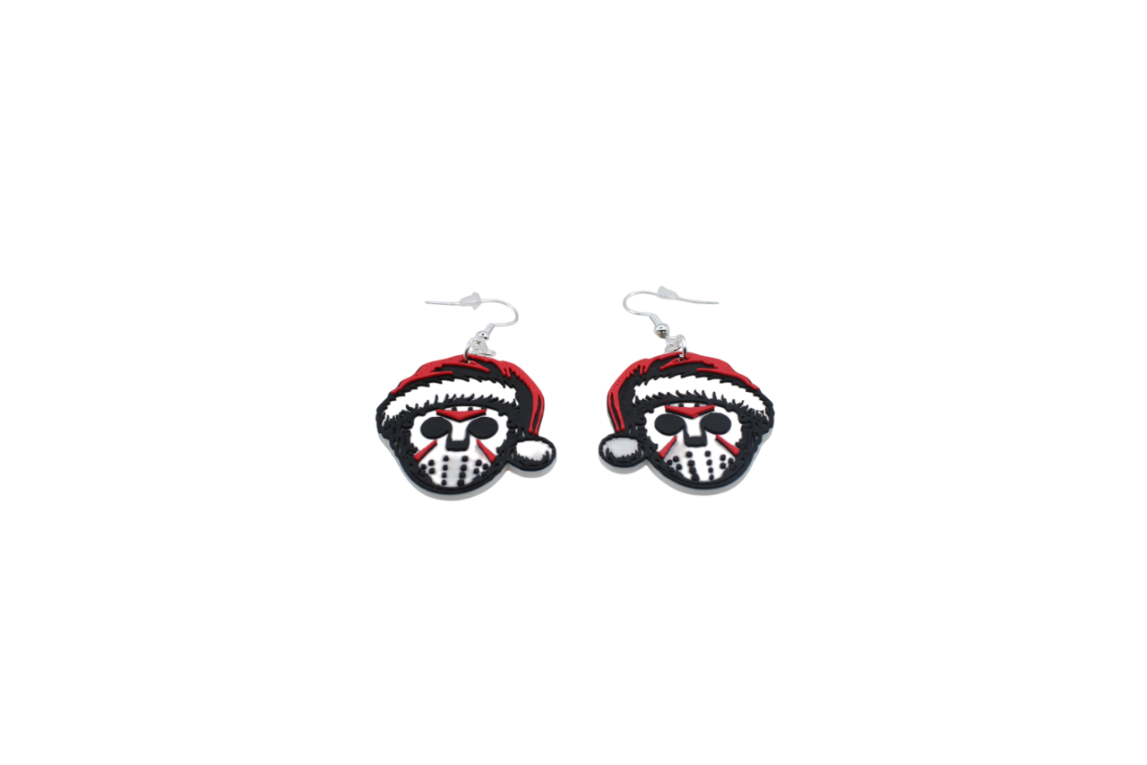 Horror Christmas Earrings
