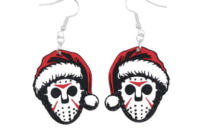 Horror Christmas Earrings