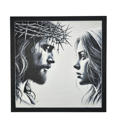 Jesus and Mary Painting 3D Print