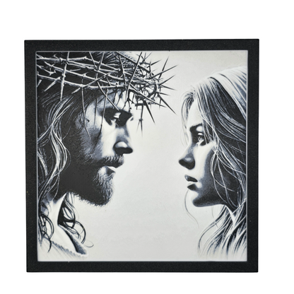 Jesus and Mary Painting 3D Print