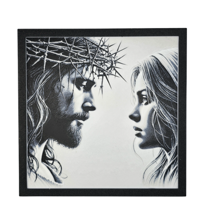 Jesus and Mary Painting 3D Print