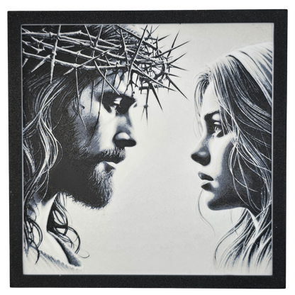 Jesus and Mary Painting 3D Print