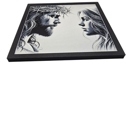 Jesus and Mary Painting 3D Print