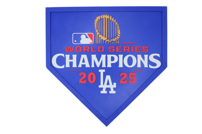 LA Dodgers World Series Plaques (4 Styles!) 3D Printed