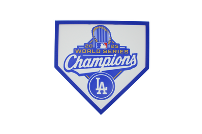 LA Dodgers World Series Plaques (4 Styles!) 3D Printed