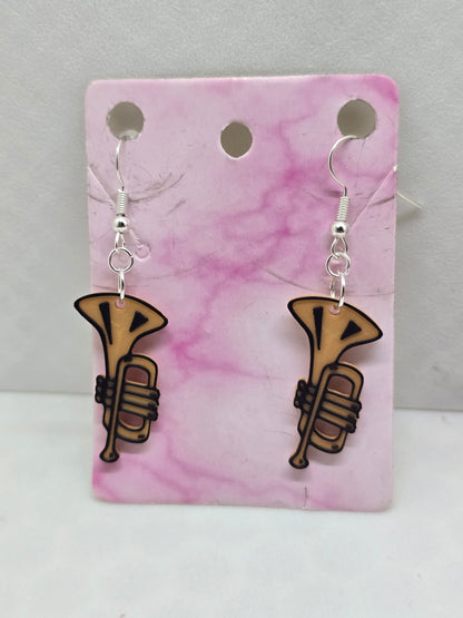 Trumpet Multi-color Earrings