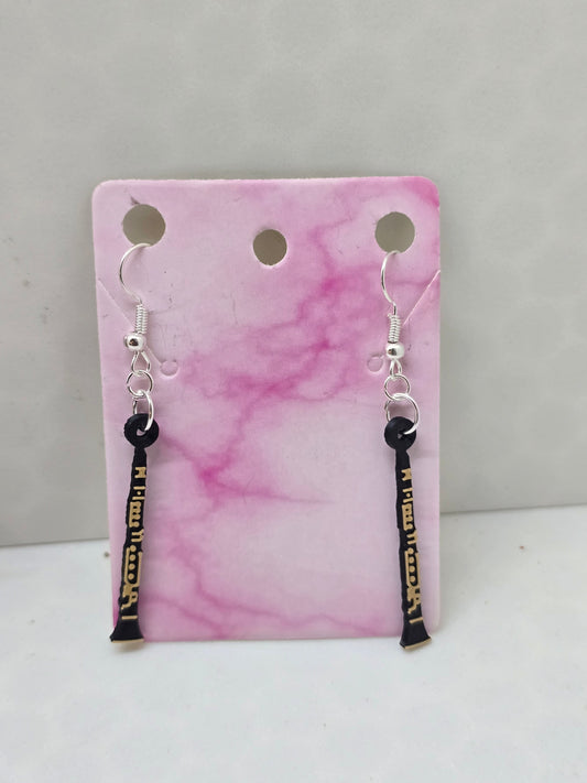 Clarinet Earrings