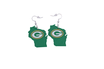 Green Bay Packers Earrings