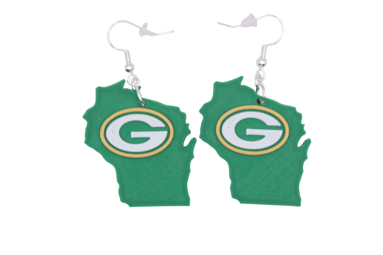 Green Bay Packers Earrings