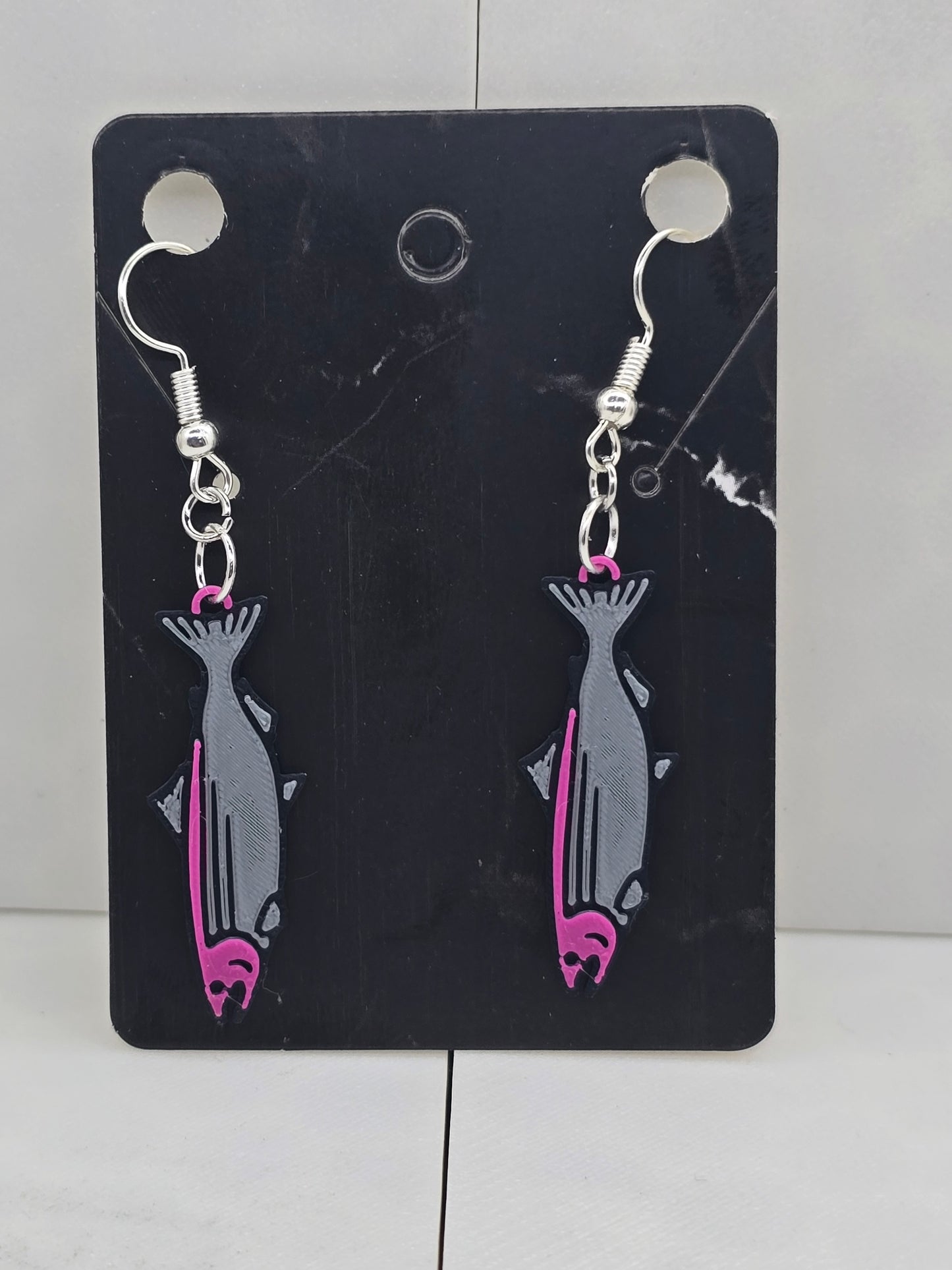 Salmon Earrings - 3D Printed Earrings!