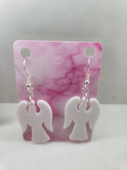 Angel Standing Earrings