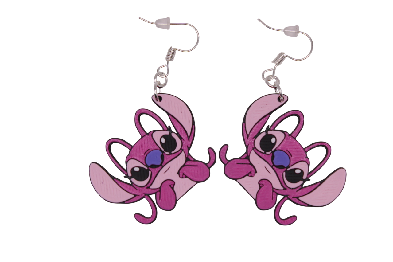 Angel Earrings - 3D Printed Earrings!