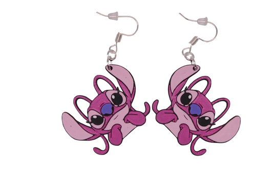 Angel Earrings - 3D Printed Earrings!