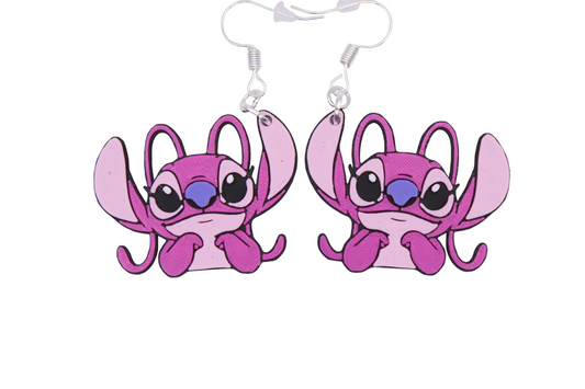 Angel Earrings - 3D Printed Earrings!