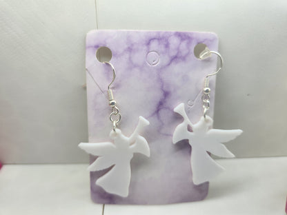 Angel Horn Earrings - 3D Printed Earrings!