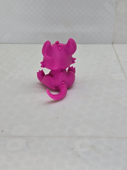 Baby Dragon Statue - Erratically Eccentric Creations
