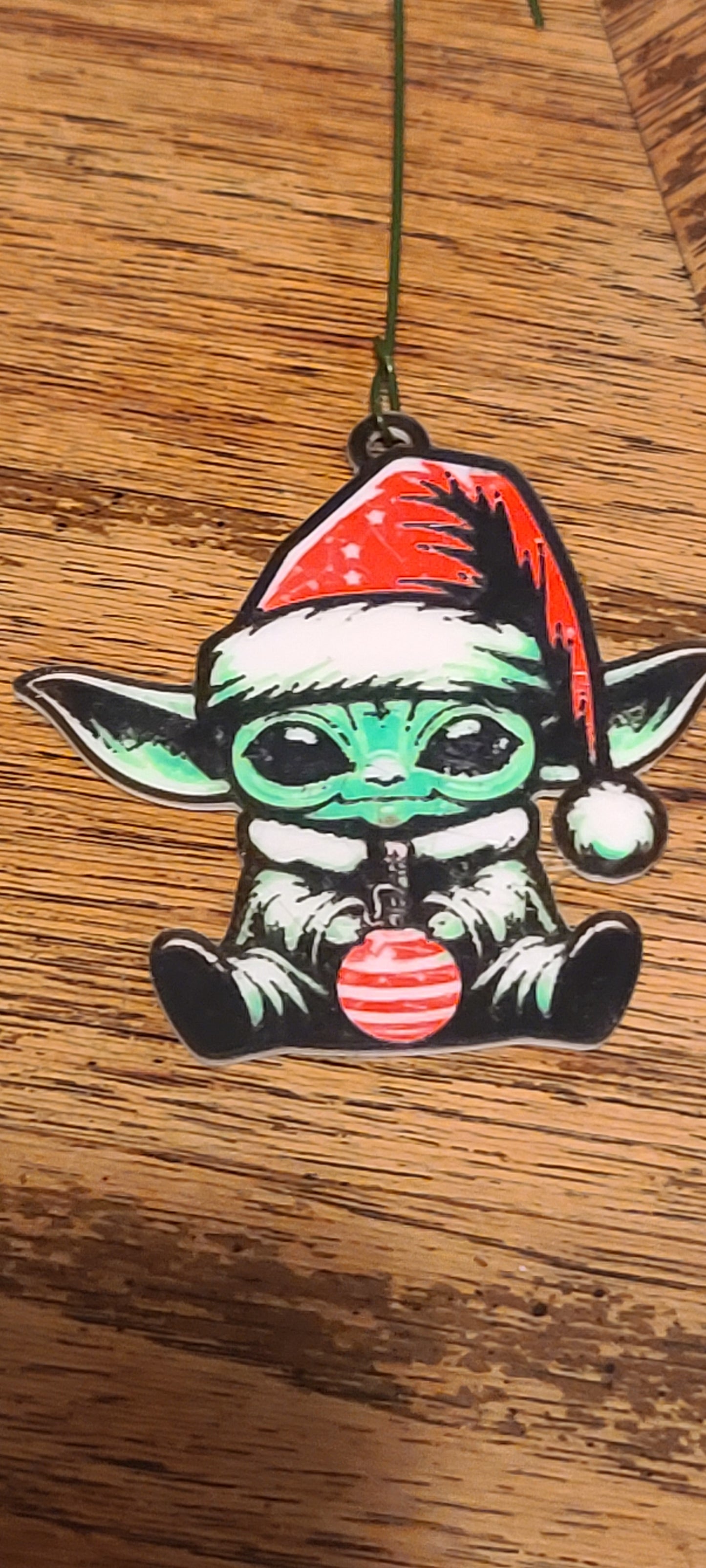 Baby Yoda Christmas Ornament