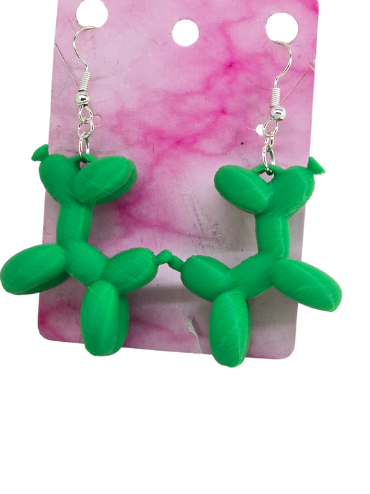 Balloon Dog Earrings
