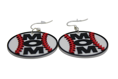 Baseball Mom Earrings - 3D Printed Earrings!