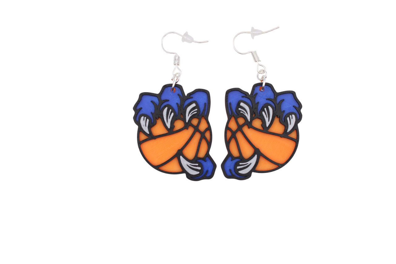 Basketball Claw Earrings