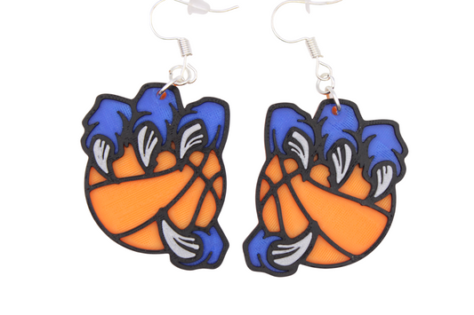 Basketball Claw Earrings