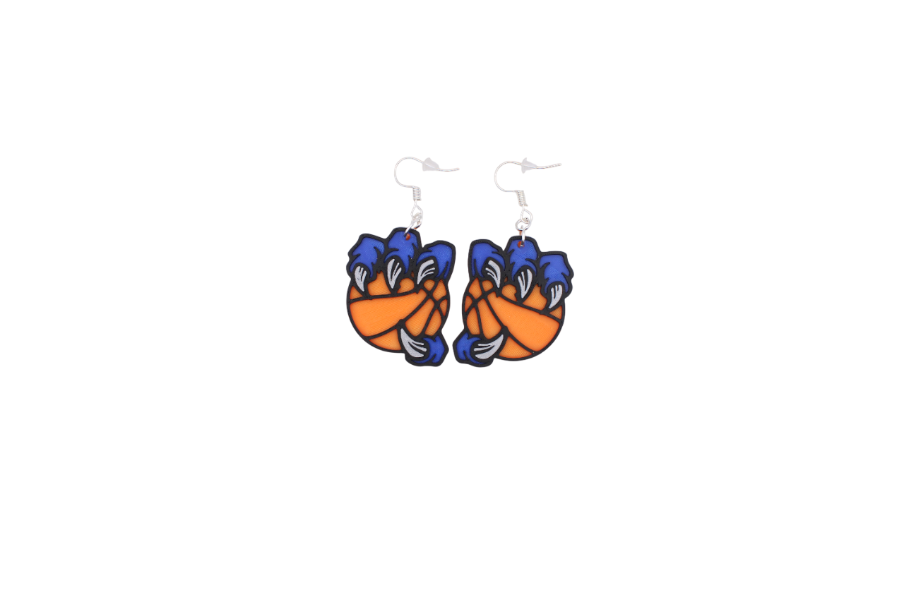 Basketball Claw Earrings