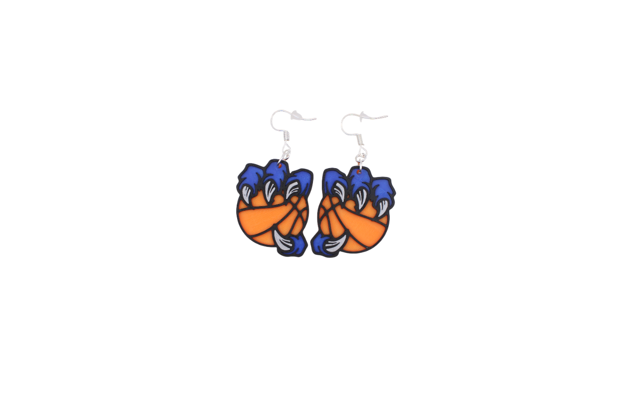 Basketball Claw Earrings