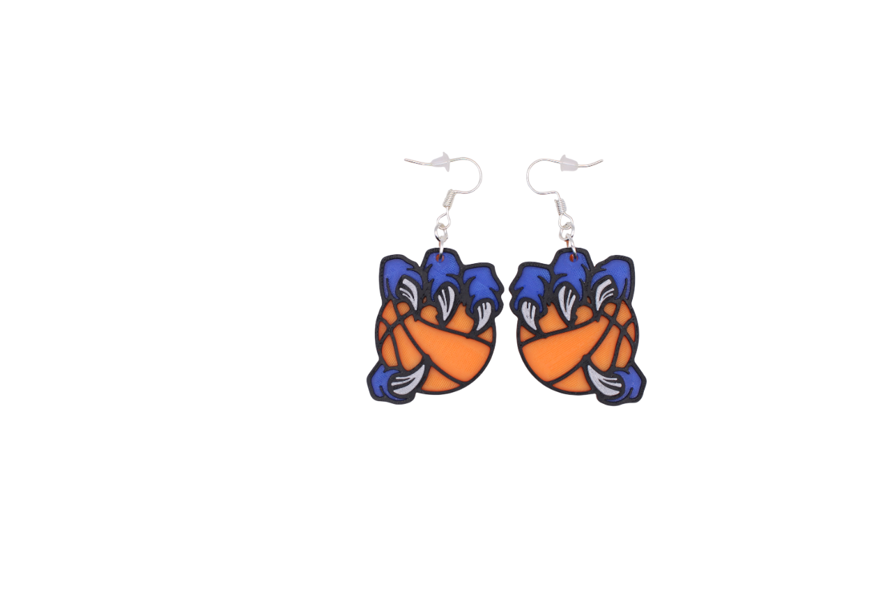 Basketball Claw Earrings