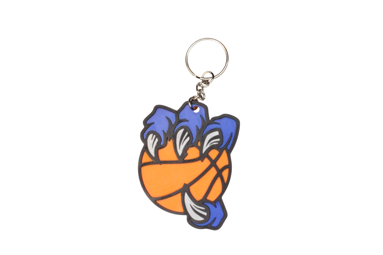 Basketball Claw Keychain