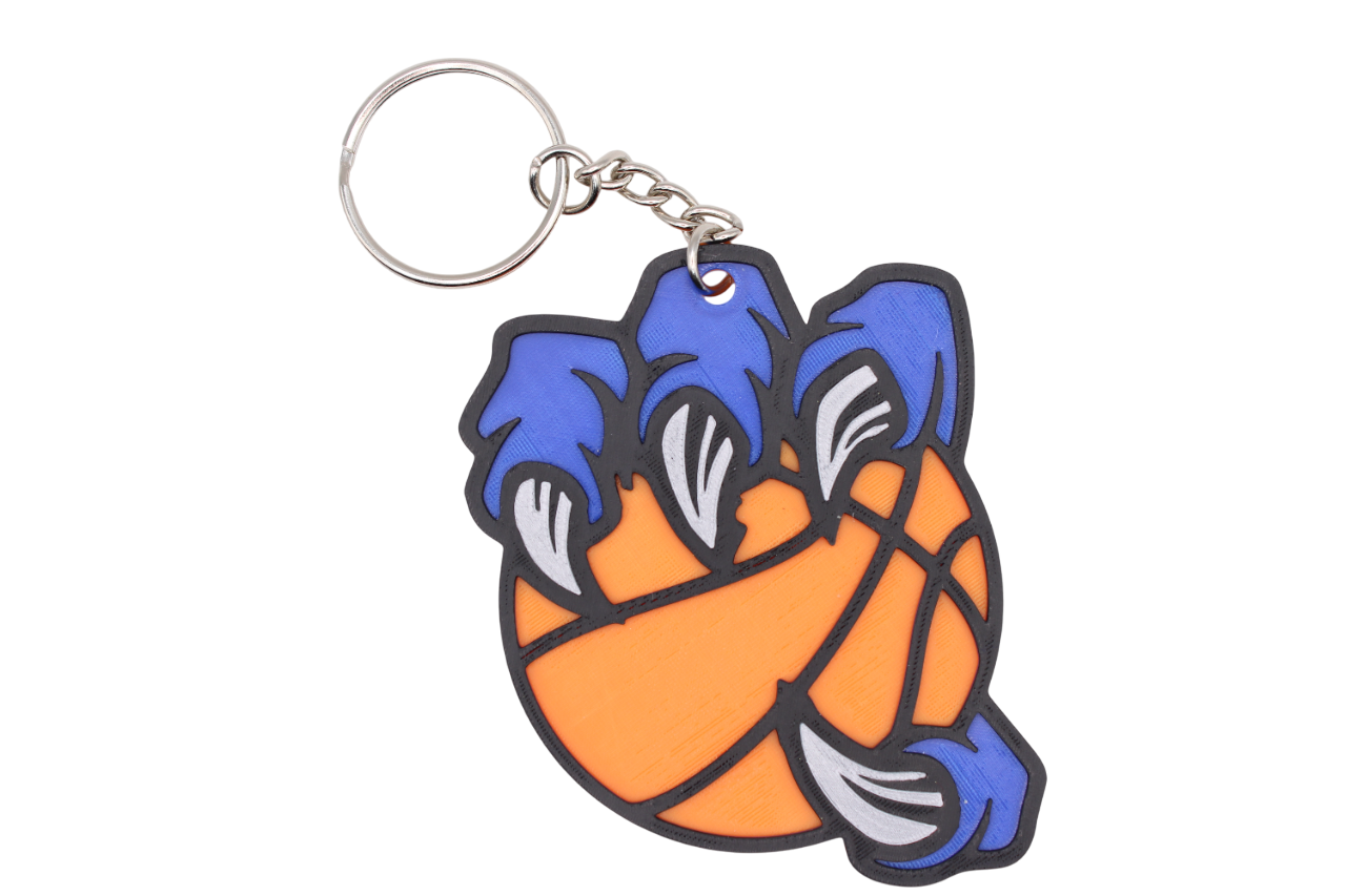 Basketball Claw Keychain