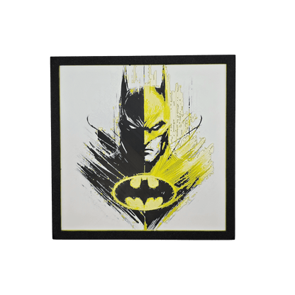 Batman Light and Dark Painting - Erratically Eccentric Creations