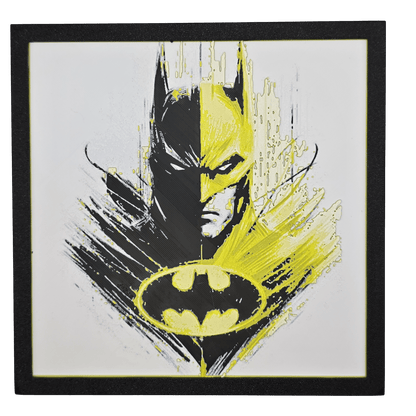 Batman Light and Dark Painting - Erratically Eccentric Creations
