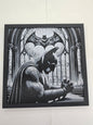 Batman Praying Painting 3D Print - Erratically Eccentric Creations
