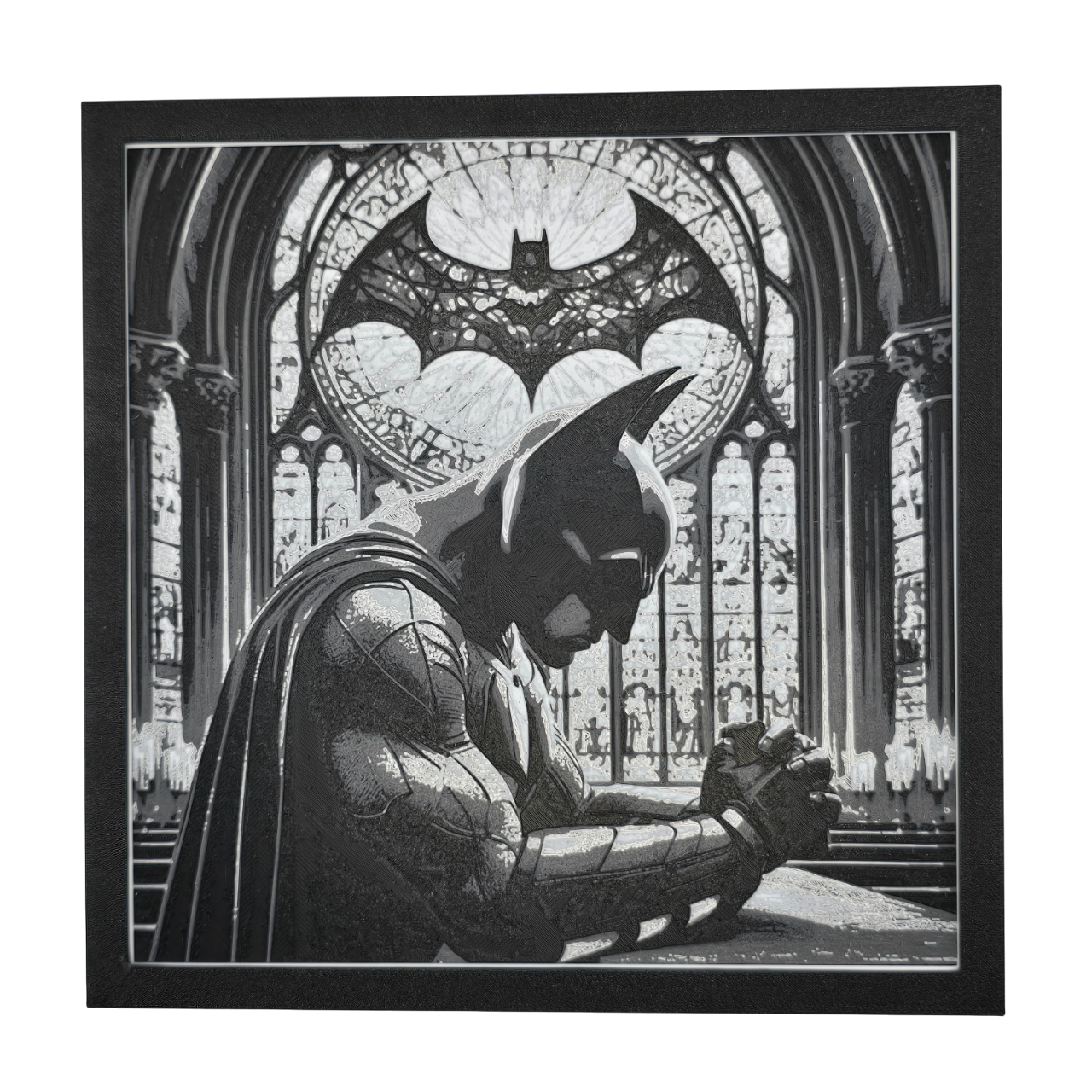 Batman Praying Painting 3D Print
