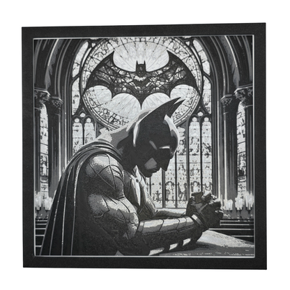 Batman Praying Painting 3D Print