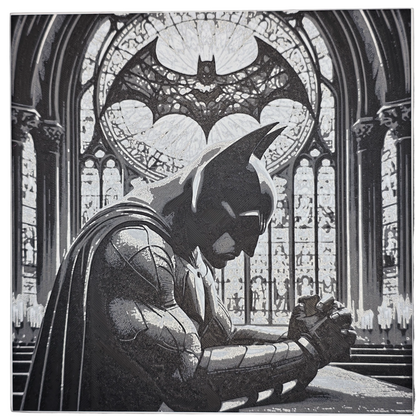 Batman Praying Painting 3D Print