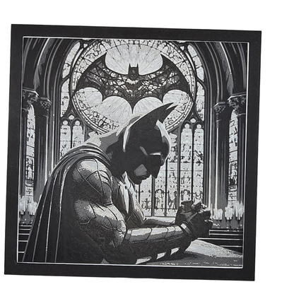 Batman Praying Painting 3D Print