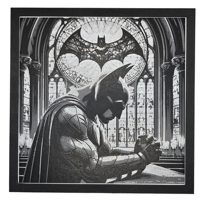Batman Praying Painting 3D Print