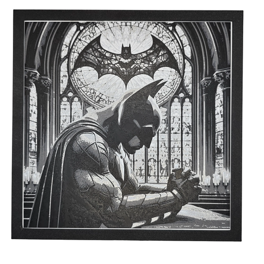 Batman Praying Painting 3D Print