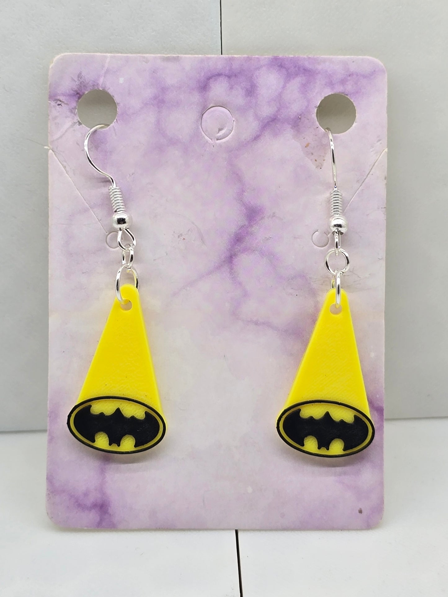 Bat Signal Earrings